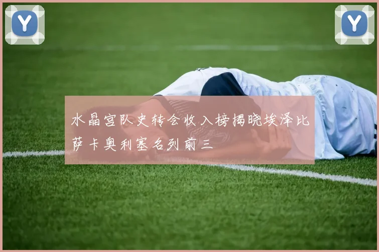 水晶宫队史转会收入榜揭晓埃泽比萨卡奥利塞名列前三